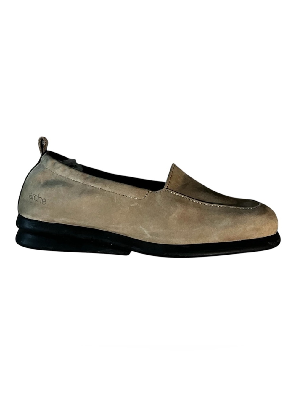 Arche Taupe Suede Loafers